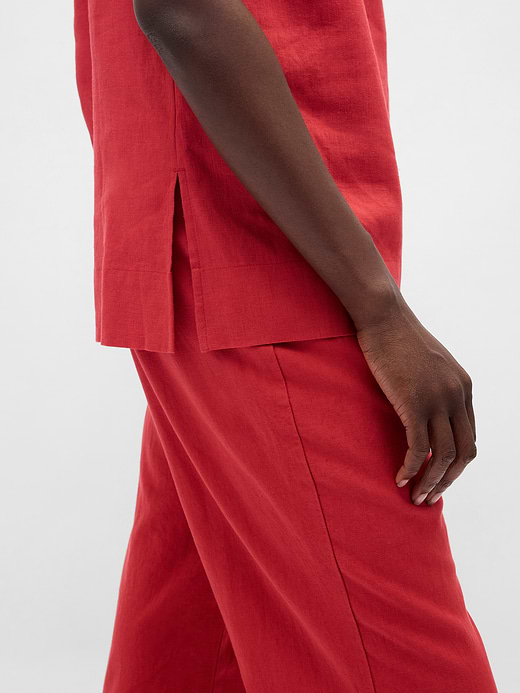 Gap Linen-Blend Shell Tank Top — photo 5
