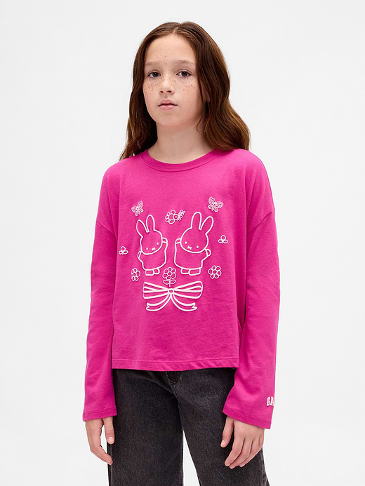 Gap Kids Miffy Oversized Graphic T-Shirt — photo 1