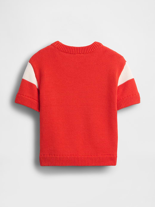Gap Baby & Toddler Varsity Logo Sweater Shirt — photo 4