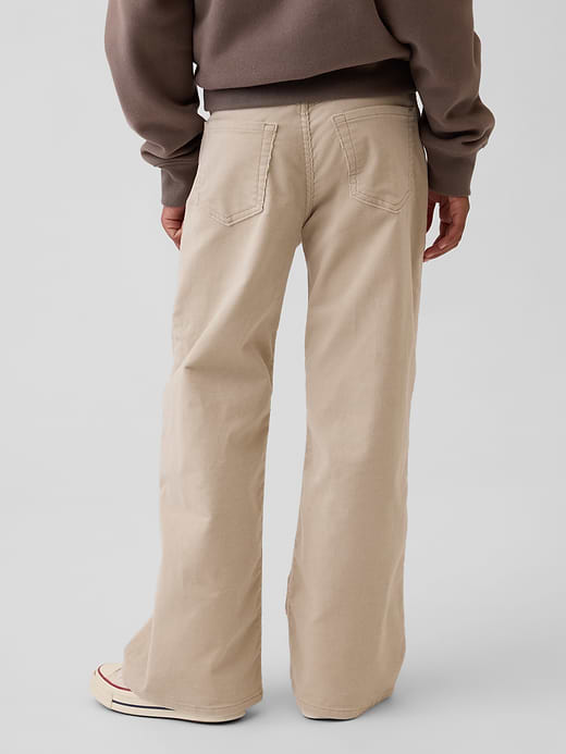 Gap Kids Low Rise Stride Wide-Leg Jeans — photo 5