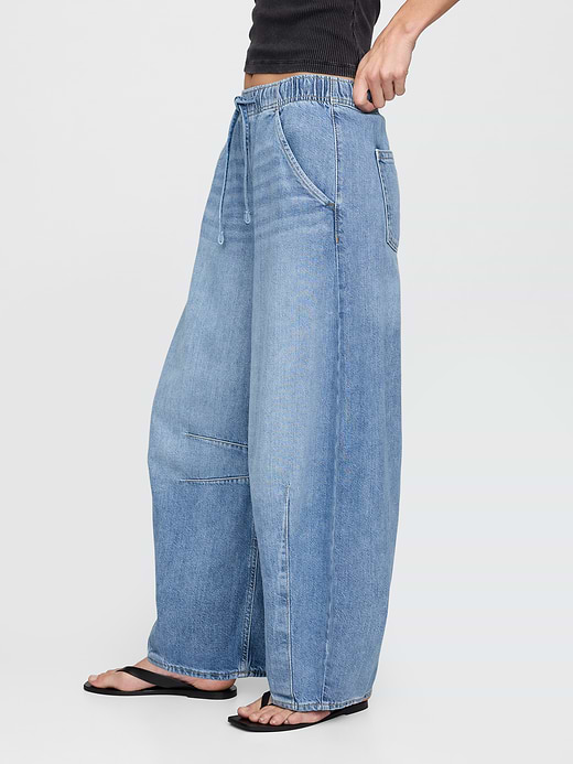 Gap Mid Rise UltraSoft Easy Horseshoe Jeans — photo 4