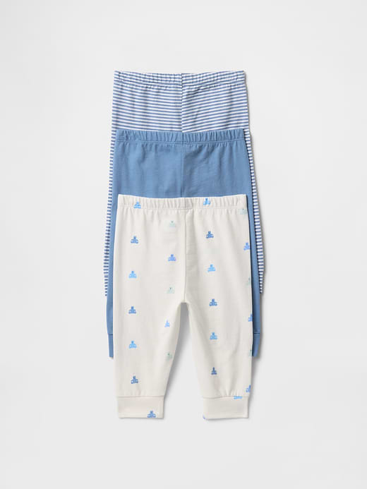 Gap Baby First Favorites Organic Cotton Pull-On Pants (3-Pack) — photo 3