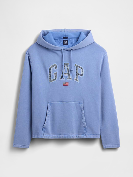 Gap VintageSoft Oversized Americana Logo Hoodie — photo 8
