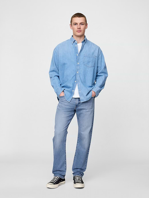 Gap Straight Jeans in GapFlex — photo 1