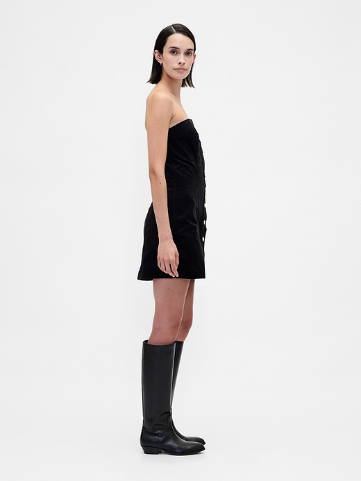 Gap Corduroy Strapless Mini Dress — photo 4