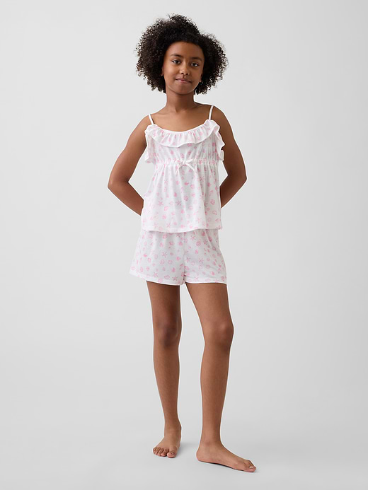 Gap Kids Recycled PJ Ruffle Cami Short Set — photo 1