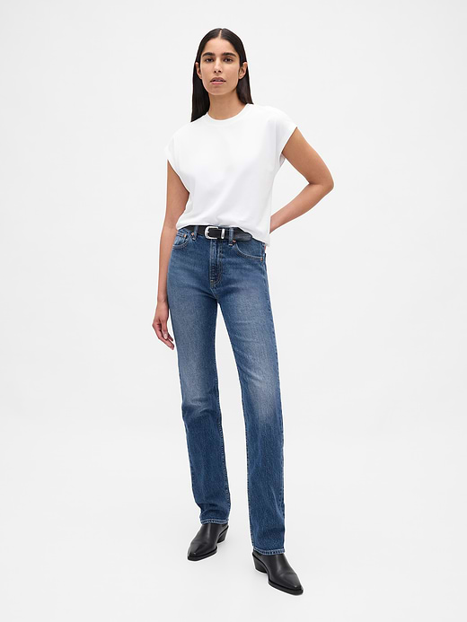 Gap High Rise ’90s Slim Straight Jeans — photo 1