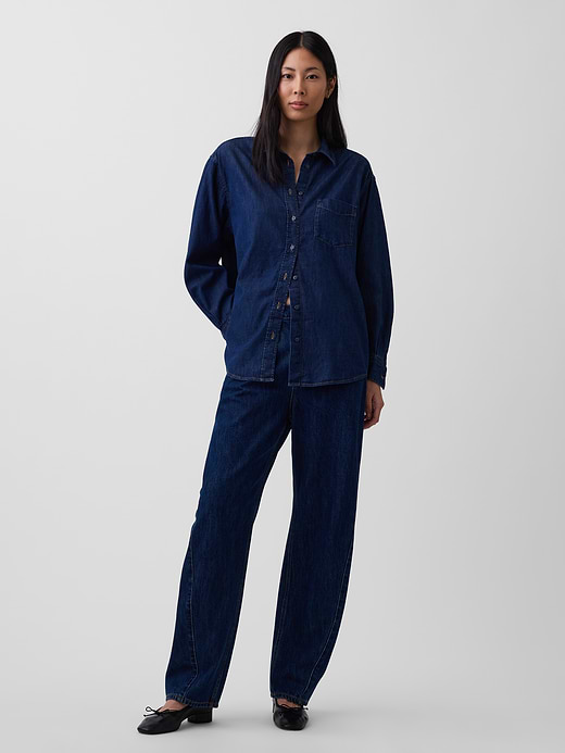 Gap Denim Big Shirt — photo 4