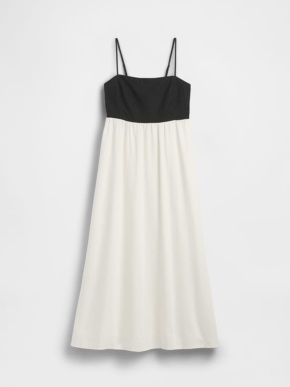 Gap Linen-Blend Empire Waist Maxi Dress — photo 6
