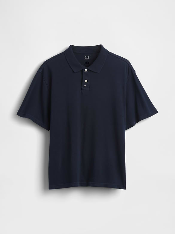 Gap Relaxed Pique Polo — photo 6