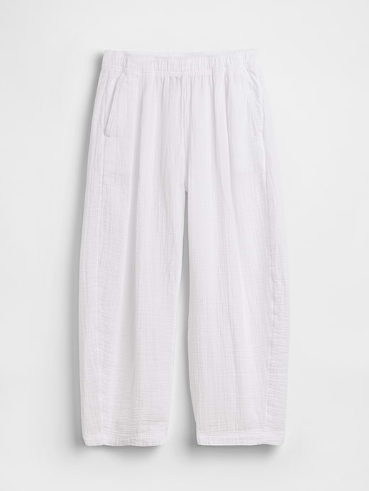 Gap Cotton Gauze Easy Barrel Pants — photo 6