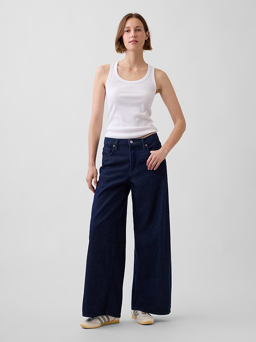Gap Mid Rise UltraSoft Baggy Jeans — photo 1