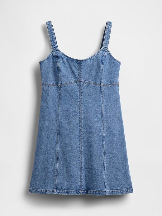 Gap Denim Paneled Mini Dress — photo 7