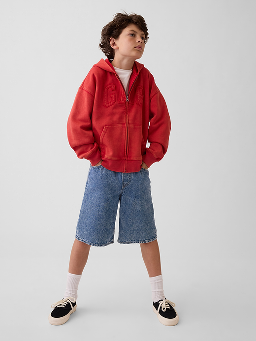 Gap Kids VintageSoft Gap Logo Hoodie — photo 5