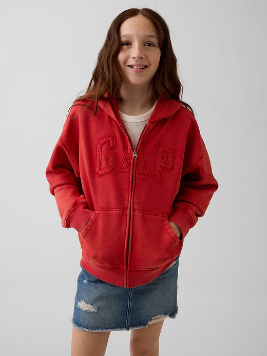 Gap Kids VintageSoft Gap Logo Hoodie — photo 3