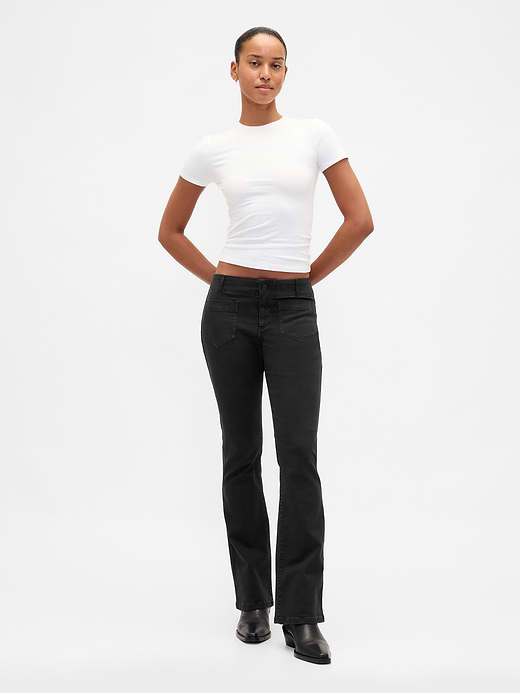 Gap Low Rise Twill Long & Lean Pants — photo 1