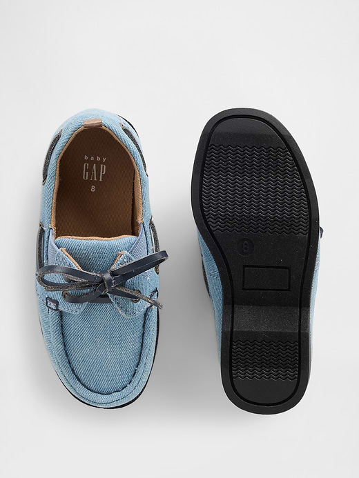 Gap Toddler Denim Boat Shoes — photo 4