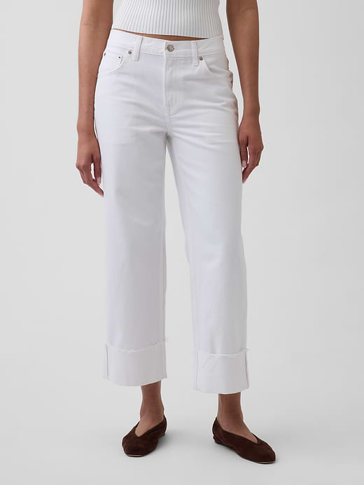Gap Low Slung Relaxed Crop Jeans — photo 3