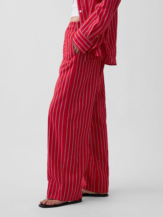 Gap Linen-Blend Easy Wide-Leg Pants — photo 4