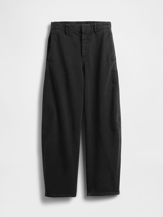 Gap Mid Rise Twill Barrel Pants — photo 8