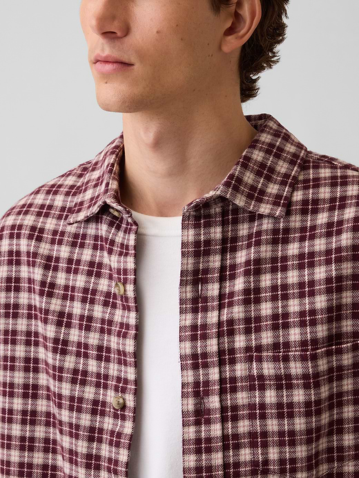 Gap Relaxed Flannel Shirt — photo 5