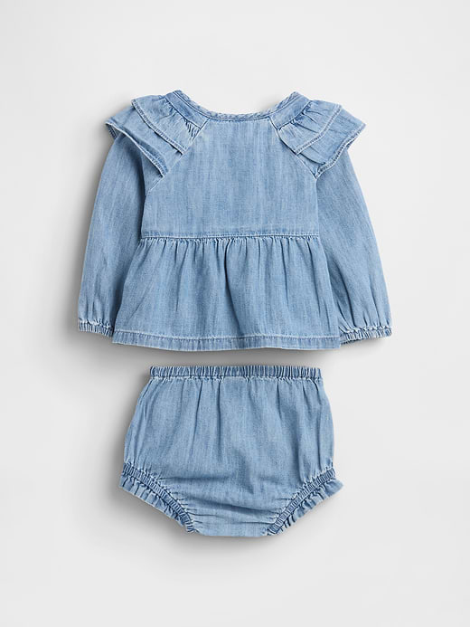 Gap Baby Denim Bubble Outfit Set — photo 3