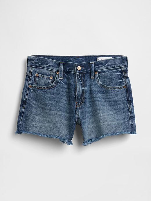 Gap 4" Mid Rise UltraSoft Relaxed Cutoff Shorts — photo 7