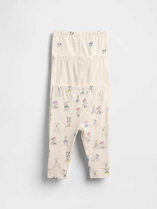 Gap Gap × Disney Baby Organic Cotton Pull-On Pants (3-Pack) — photo 3