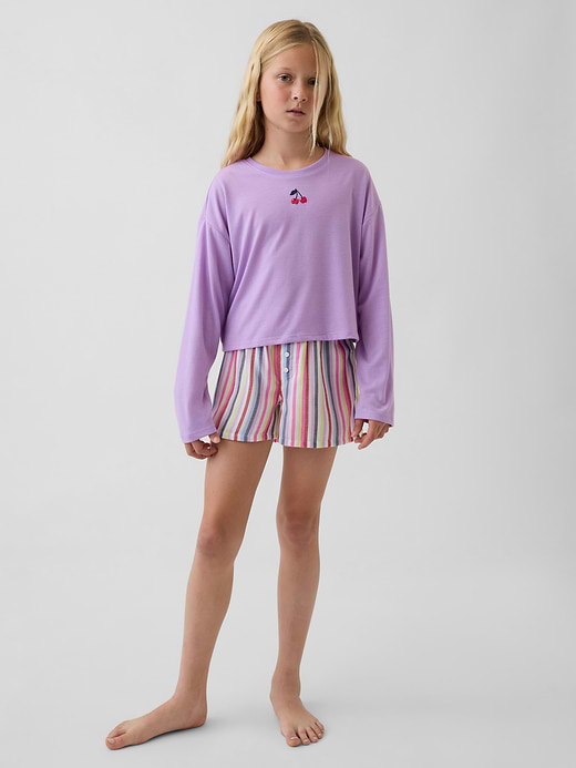 Gap Kids Recycled PJ Short Set — photo 1