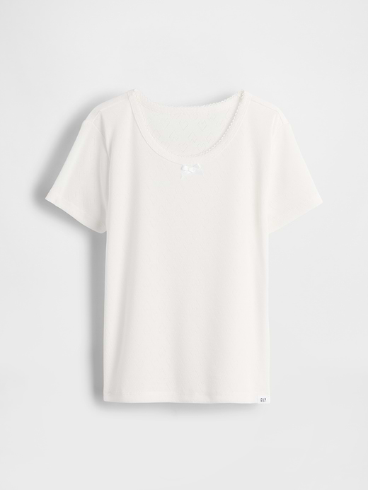 Gap Kids Recycled Pointelle PJ T-Shirt — photo 3