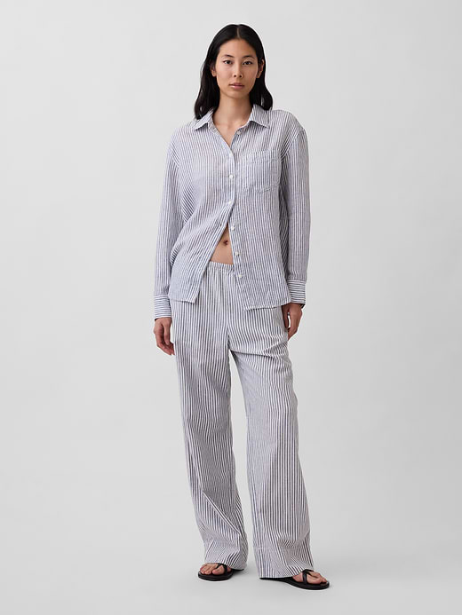 Gap 100% Linen Oversized Shirt — photo 3