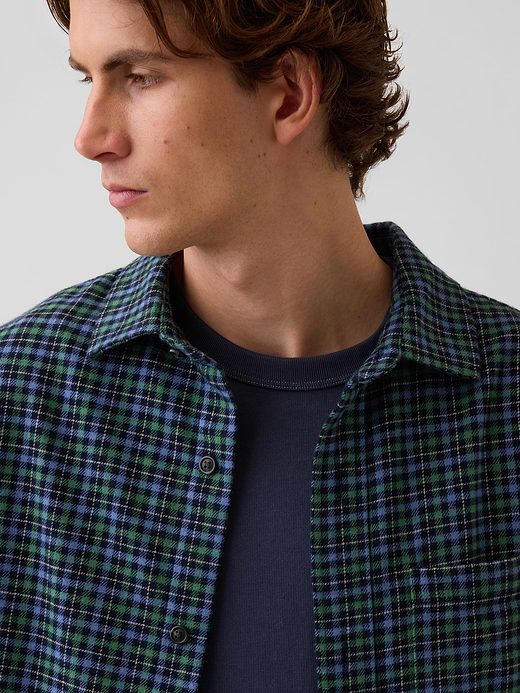 Gap Relaxed Flannel Shirt — photo 5
