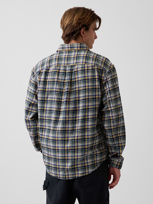 Gap Relaxed Flannel Shirt — photo 4