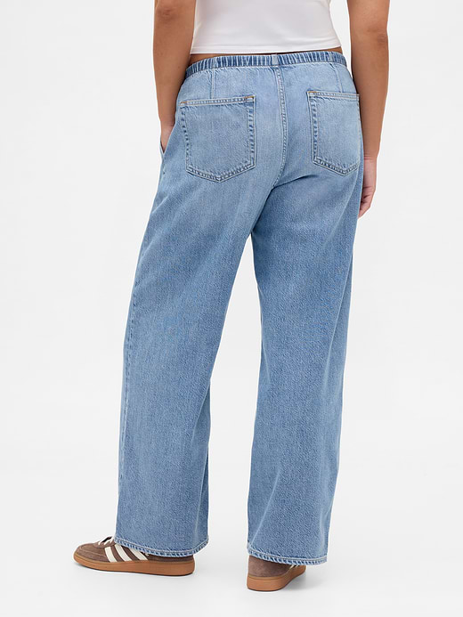 Gap Low Rise UltraSoft Easy '90s Loose Stripe Jeans — photo 7