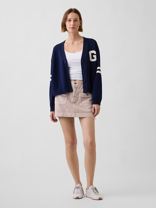 Gap 100% Cotton Oversized Cardigan Sweater — photo 3