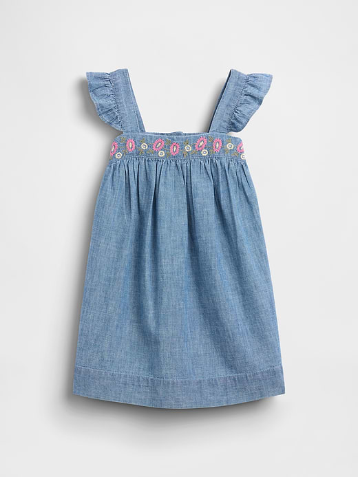 Gap Baby & Toddler Embroidered Denim Dress — photo 3