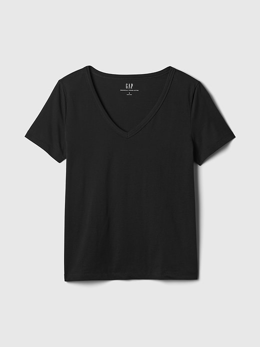 Gap Organic Cotton VintageSoft V-Neck T-Shirt — photo 5