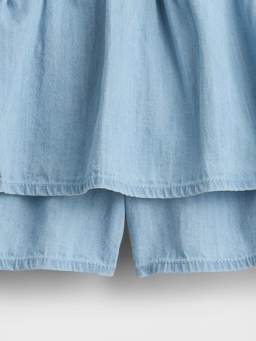 Gap Kids Denim Tiered Skort — photo 5