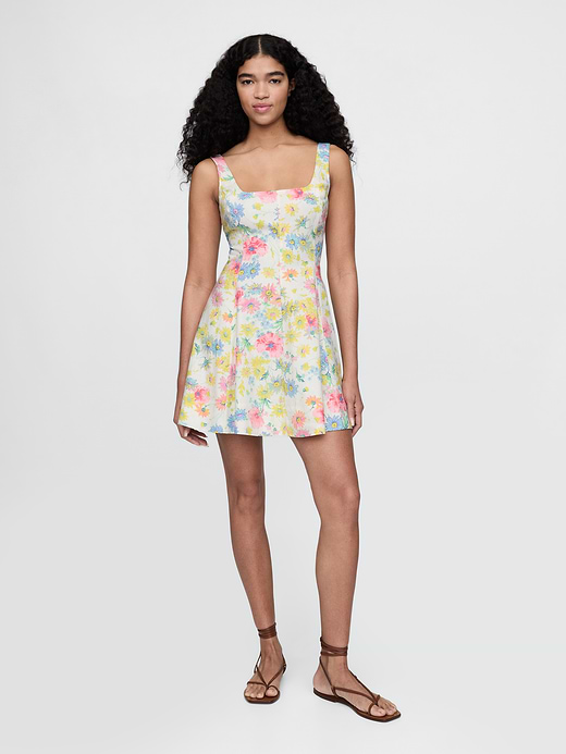 Gap Linen-Blend Mini Dress — photo 1