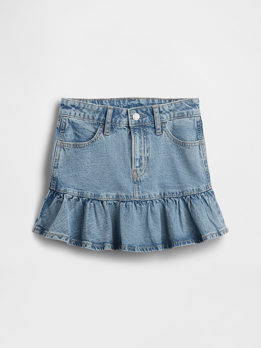 Gap Kids Denim Ruffle Skirt — photo 3