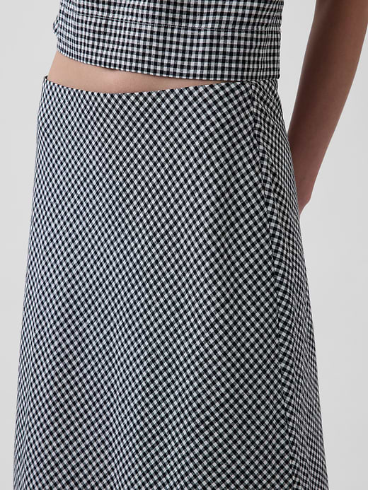 Gap Linen-Blend Maxi Slip Skirt — photo 5
