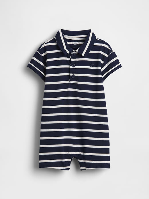 Gap Baby Pique Polo Shorty One-Piece — photo 1
