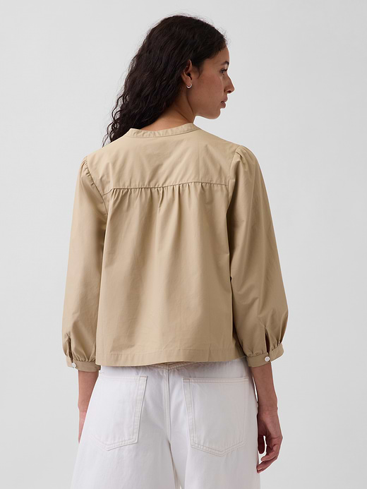 Gap Poplin Popover Top — photo 4