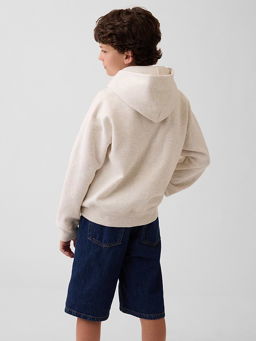 Gap Kids VintageSoft Relaxed Brannan Bear Logo Hoodie — photo 4