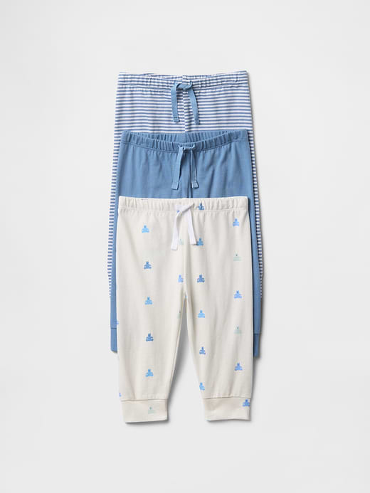 Gap Baby First Favorites Organic Cotton Pull-On Pants (3-Pack) — photo 1