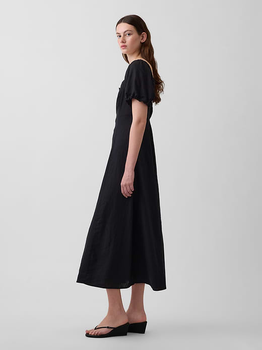 Gap Linen-Blend Empire Waist Maxi Dress — photo 4