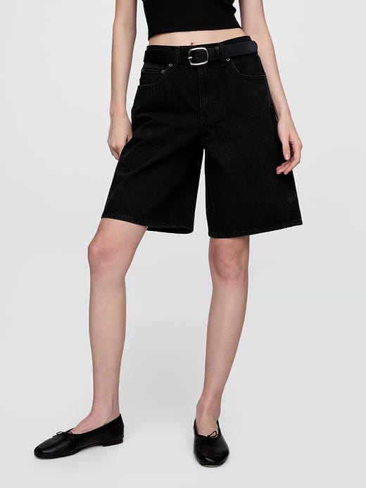 Gap 11" Mid Rise Longline Denim Shorts — photo 3