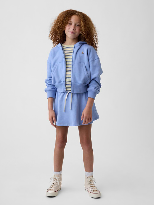 Gap Kids VintageSoft Oversized Logo Zip Hoodie — photo 4
