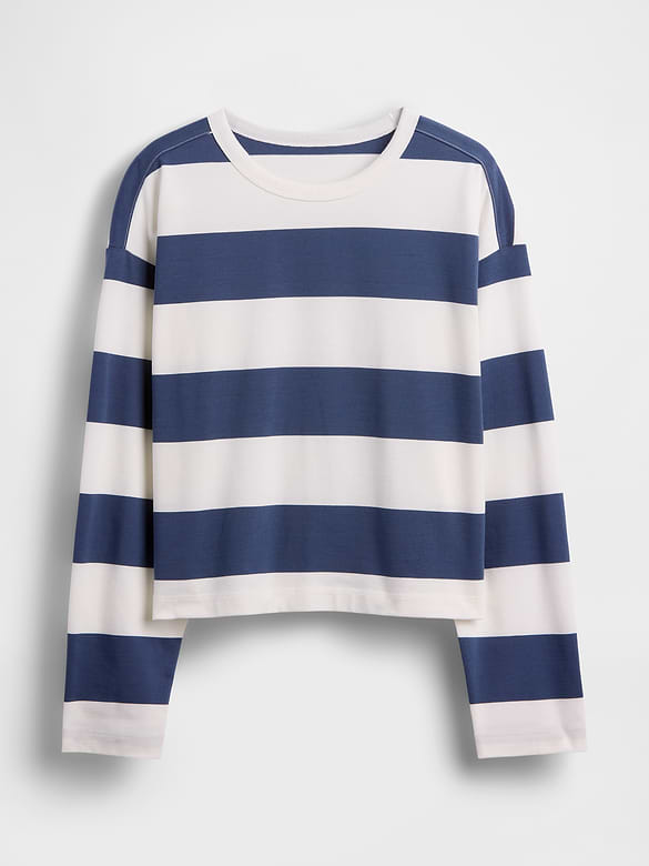Gap Knit Oversized Crop T-Shirt — photo 6