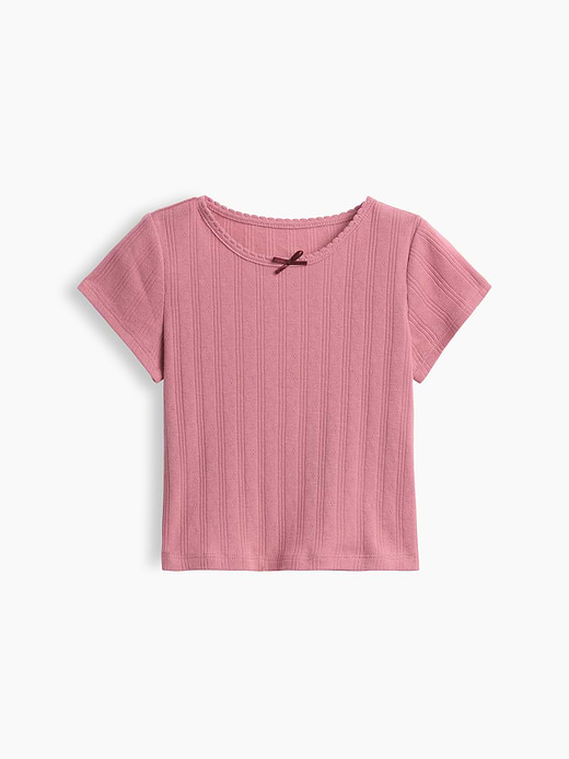Gap Baby & Toddler Pointelle Rib T-Shirt — photo 1